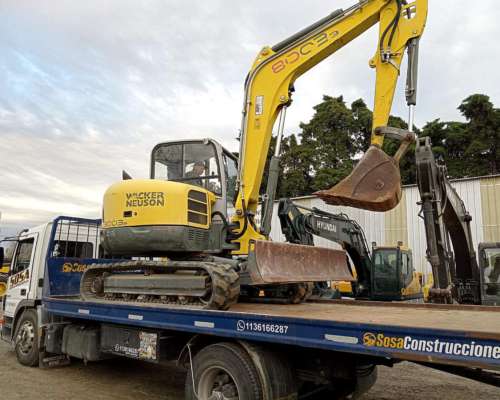 Mini Excavadora Alemana 8 TN - año 2016