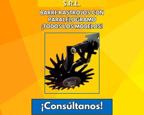 Barredor de Rastrojos con Paralelogramo
