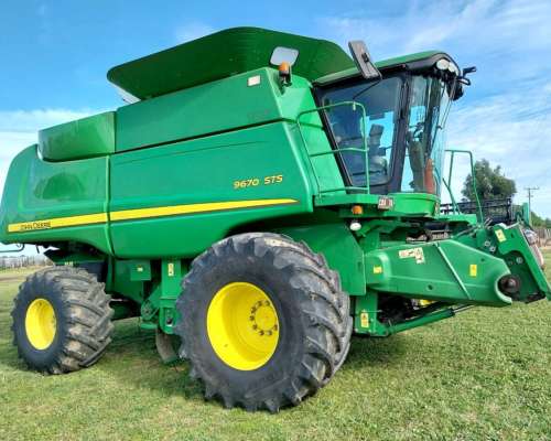 Cosechadora John Deere STS 9670 Plataforma 635f 2012.