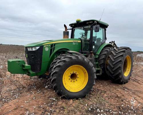 Tractor John Deere 8r- 270hp-año: 2017