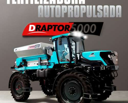 Fertilizadora Autopropulsada Draptor 5000 Litros
