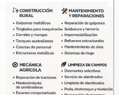 Servicios para el Campo