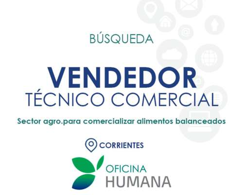 Vendedor Técnico Comercial Agropecuario