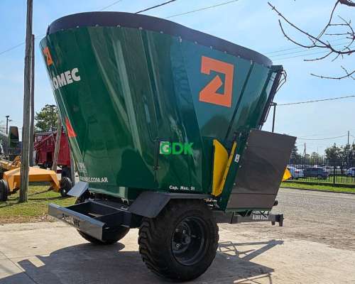 Mixer Descarga Frontal Distrib 14 M3 C/goma-balanza- Agromec