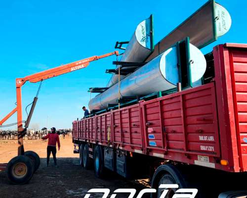 Comedero de Acero Inoxidable de 9 Mts