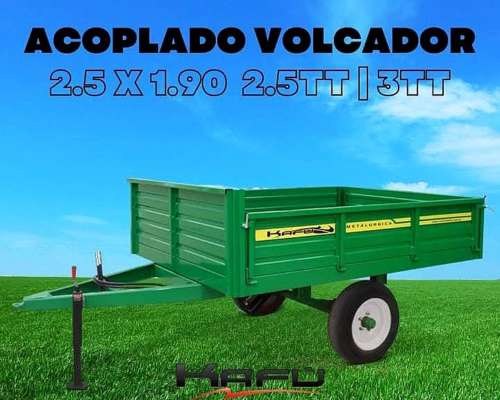 Acoplado Volcador Nuevo de 1 Eje