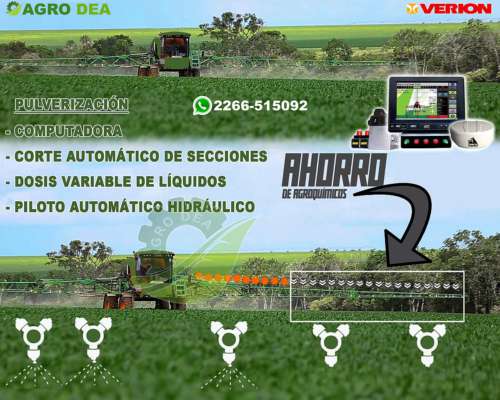 Piloto + Computadora + Corte Pulverización. 25% Descuento
