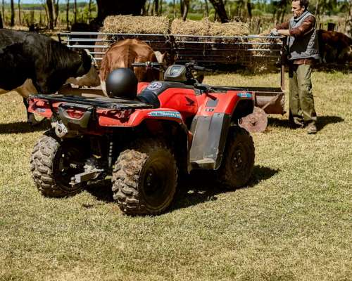 Cuatriciclo Honda TRX 420 FM 4X4 Rojo Entrega Inmediata