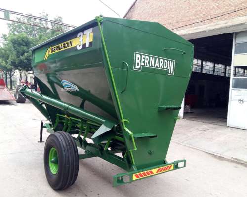 Tolva Racionadora 3tt Bernardín con 2 Compartimentos