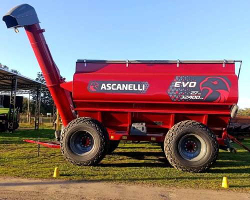 Tolva Autodescargable Ascanelli 27 TN C/ Balanza y Cubiertas
