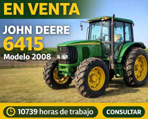 John Deere 6415 Excelente Estado