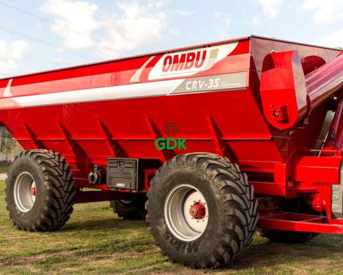 Tolva Autodescargable CRV 35 C/goma y Balanza Ombu.