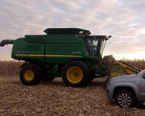 John Deere 9670 STS 635fd Piloto y Mapeo