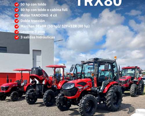 Tractor Traxor TRX 80 Toldo/cabinado
