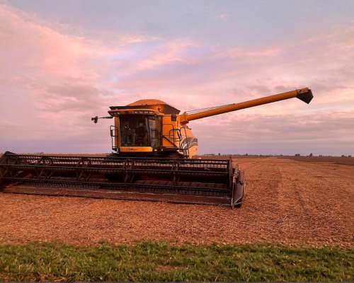 Cosechadora Axial Challenger 670 C/ Draper Piersanti 30 Pies