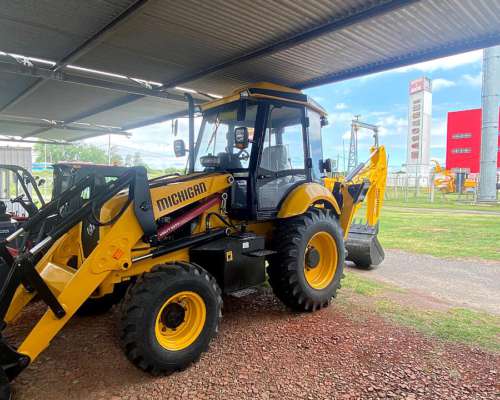 Retro Pala Michigan 4wd-101/25ii Perkins 100 HP Carraro