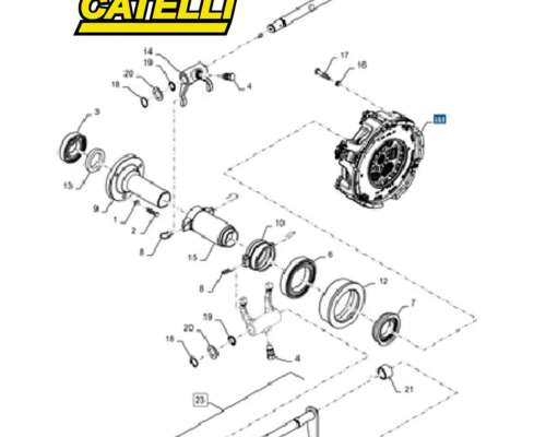 73395604 - Embrague Multidisco para TT4 New Holland