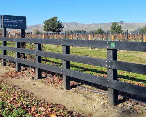 Tranquera Madera Plastica Cero Mantenimiento 100% Plastico