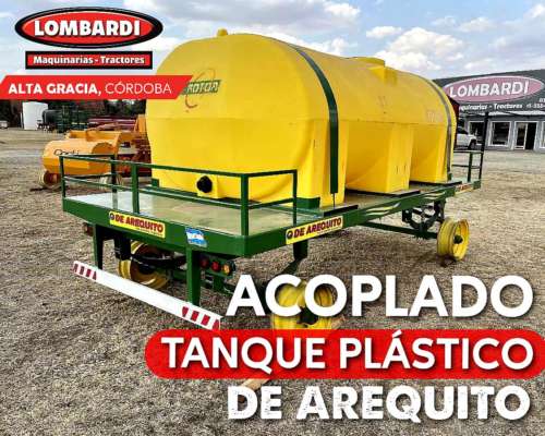 Acoplado Tanque Plástico de 3500lts - Disponible