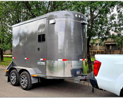 Tráiler Jaula Balancín para Caballos Deluxe. 2 Ejes