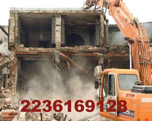 Empresa de Demoliciones + Retiro de Escombros