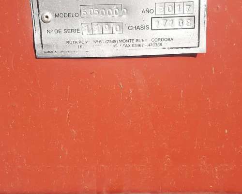 Usada - Tolva Montecor - 22tn - 2 Ejes - Balanza - año 2017