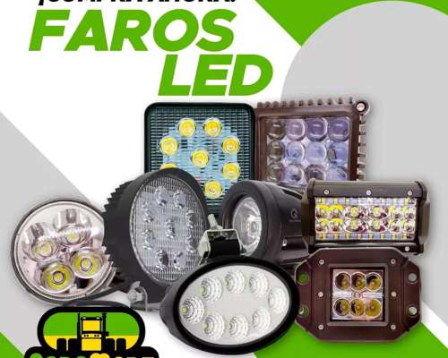 Faro Auxiliar LUZ Azul Proyector 16 LED 48 W