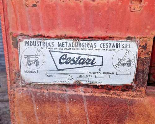 Tolva Cestari 14tn. con Balanza