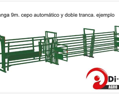 Manga para Ganadería, Robusta, Simple y Totalmente Modular.