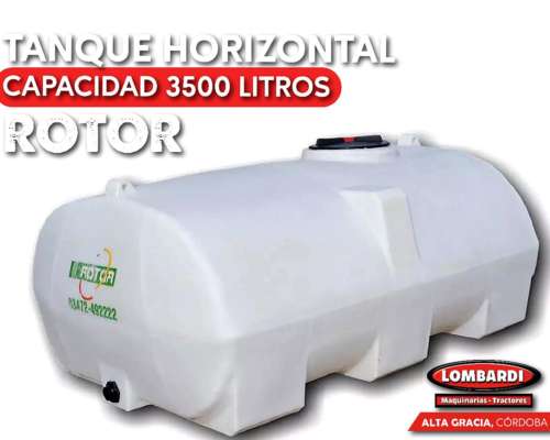 Tanque Horizontal 3500 Lts - Rotor Cheques sin Interés