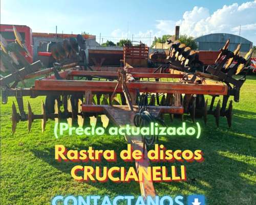 Rastra de Discos Desencontrados Crucianelli de 52 Discos