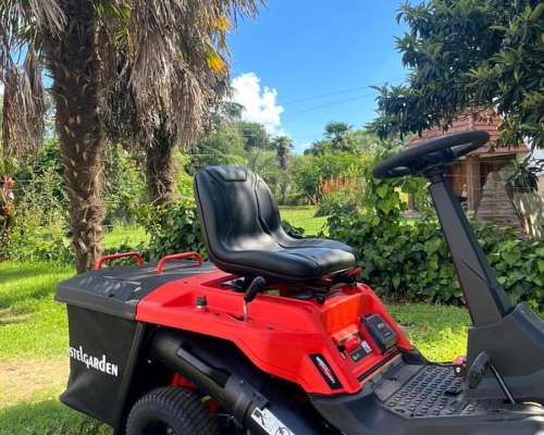 Tractor Corta Cesped Castel Garden 6 HP con Bolsa Recolector