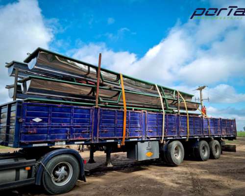Comedero de Acero Inoxidable de 9 Mts