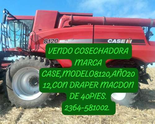 Vendo Tractor Marca N Holland Modelo TM 7040,año 2.011