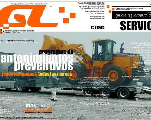 Reparacion de Maquinaria Vial, Gruas y Autoelevadores