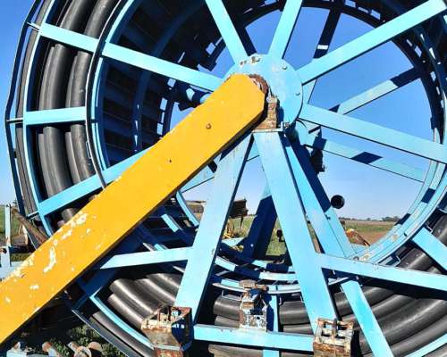 Equipo Riego Rodapi. Caños Raesa 6 Mts 4. 350 Mts. Motor MB - Agroads