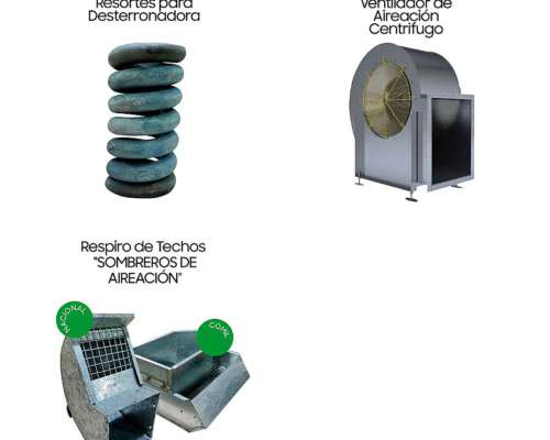 Accesorios y Repuestos de Plantas de Silos