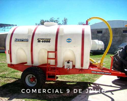 Acoplado Tanque Estiercolero con Bomba Lobular Secman M-6000