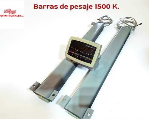 Báscula 1500 Kilos Electrónica con Jaula