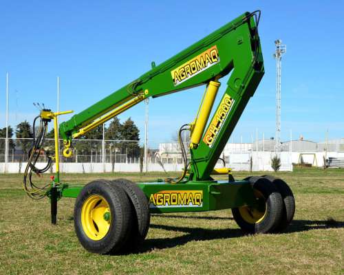 Grúa Hidráulica Giratoria Multiuso Elevador de Bolsones