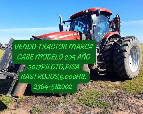 Vendo Tractor Marca Case Modelo 205