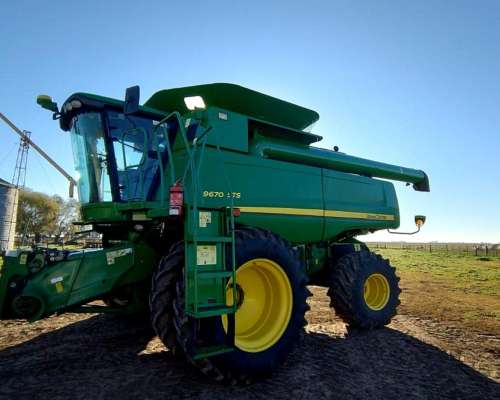 John Deere 9670 con Drapper