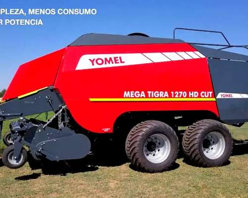 Enfardadora Yomel Mega Tigra 1270 HD CUT