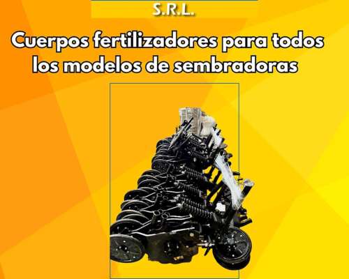 Cuerpos Fertilizadores Armados para Todas las Cosechadoras