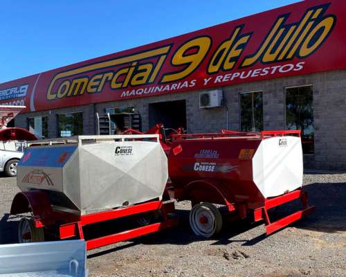 Acoplado Tanque de 1500lts 1 Eje Conese