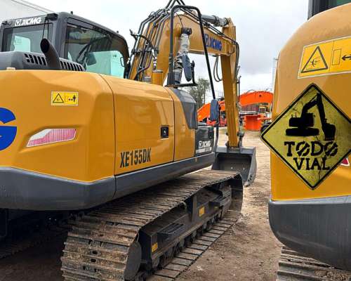 Excavadora Xcmg Xe155dk 15tn Cummins 12 Cheques Todo Vial