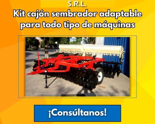 Kit Cajón Sembrador Adaptable Todas las Maquinas