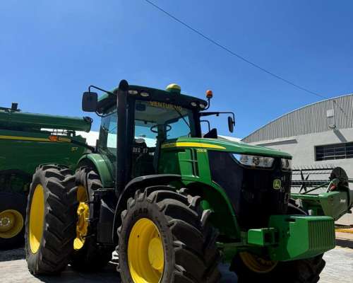 Tractor John Deere 7230r, 230 HP, 4wd, Dual, 2018.