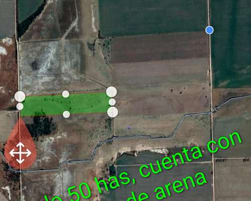 Vendo 50 Has, con Buena Cantidad de Arena