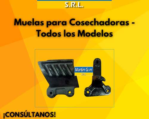Muelas para Cosechadoras - Todos los Modelos